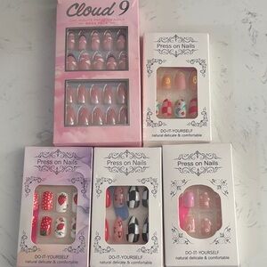 Cloud 9 Assorted Pink & Accent Press-On Nail Collection